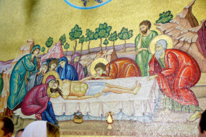 фрагмент картини у церкві Гробу Господнього