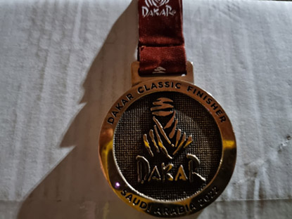 Finish Dakar 2022 KMAMK team 3